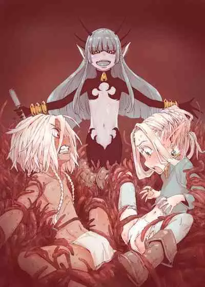 Daraku no Majo ~Shounen Yuusha to Tsurupeta Elf wa Ika ni Shite Majo ni Yabureta ka