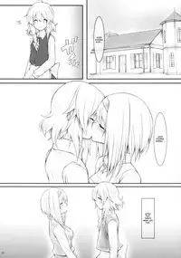 (SC62) [Cloud Palette (Kuroyume Naoto, Akanagi Youto)] kiss or kiss? (Touhou Project) [English] {Yuri Reviews + Mai88}