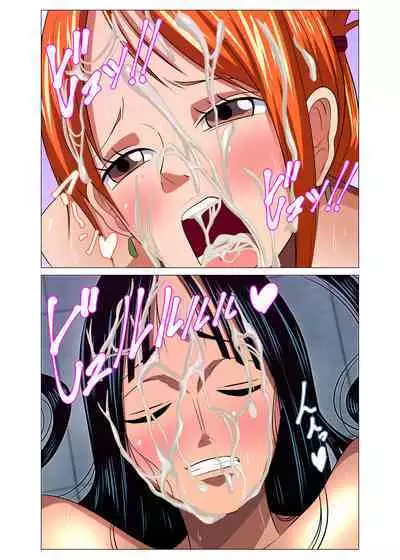 [Q Doujin] Onna Kaizoku ga Himitsu no Settai (One Piece)