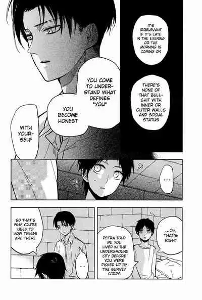 (FALL OF WALL2) [Tokinokouji (Omatsu)] Sore Igai wa Hito ka, Ina ka (Shingeki no Kyojin) [English] [MOY Moe Scans, Key-and-Cravat]