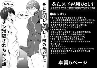 [Yoru no Okazu Shokudou (Chouriin)] futa kakeru do M otoko Vol.1 【 na ore ga barēbu no deka onna ni yararechau hanashi】