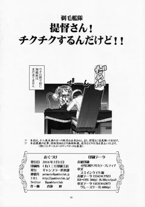 Teimou Kantai - Teitoku-san! Chikuchikusurun dakedo!!