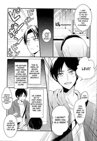 (Chousa Heidan no Renai Jijou 2 R18) [UNAP! (Maine)] Kare to Kare no Renai Jijou (Shingeki no Kyojin) [English] [MOY Moe Scanlations]