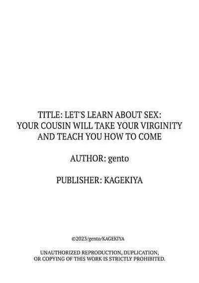 [gento] "Sex no Benkyou Shiyokka?" Kareshi ga Iru no ni Itoko kara Shojo wo Ubaware Zecchou Shidou 1-3 | Let's Learn About Sex: Your Cousin Will Take Your Virginity and Teach You How to Come 1-3 [English]