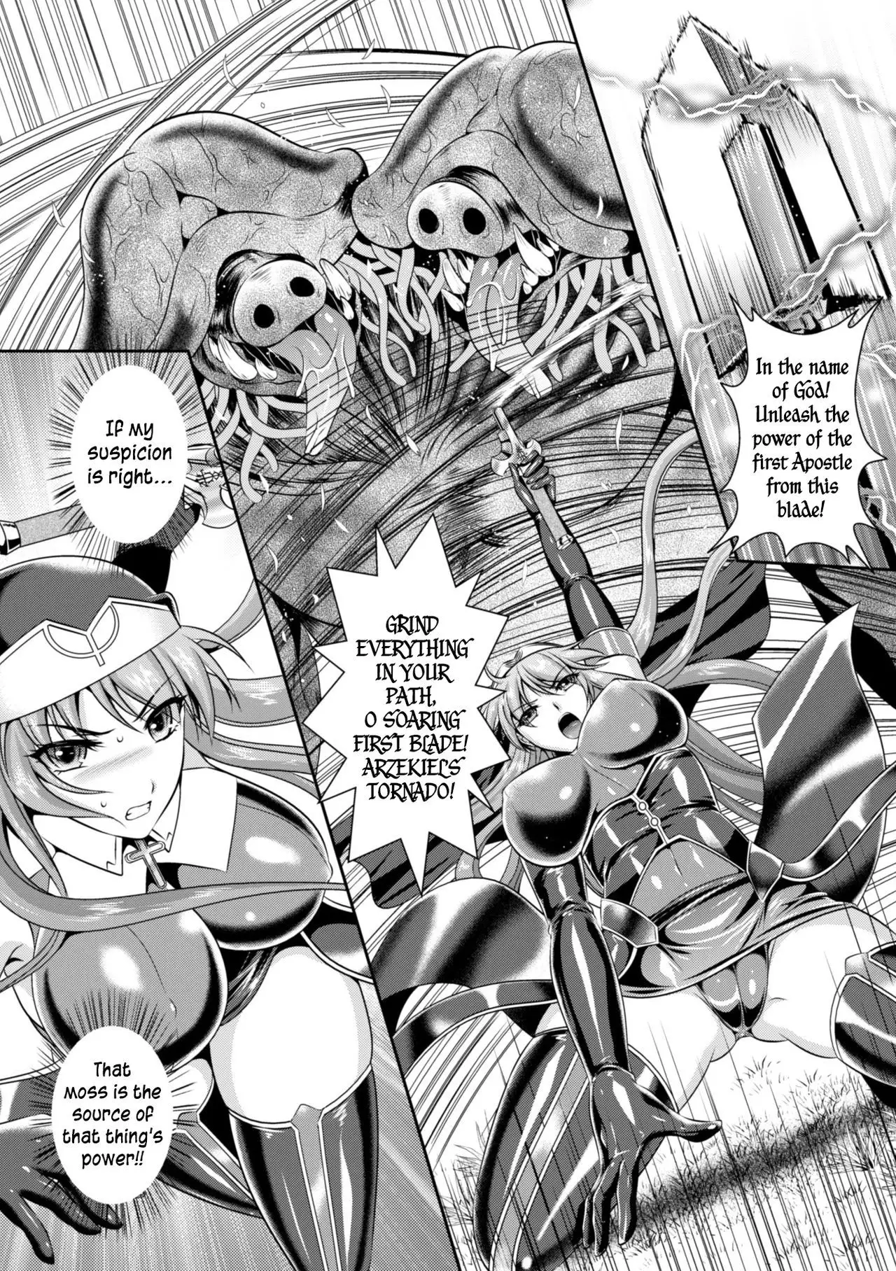 Nengoku no Liese Inzai no Shukumei | Liese’s destiny: Punishment Of Lust On The Slime Prison Ch. 1