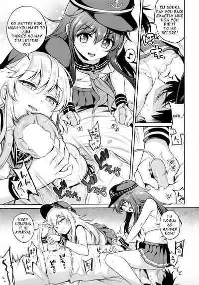 (C96) [K+W (sasachinn)] Akatsuki Hibiki-chan x Gyaku Batsu Game (Kantai Collection -KanColle-) [English]