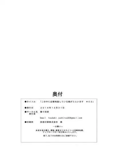 Kono Naka ni Kinshin Soukan Shiteiru Musume ga 3-nin Imasu #02