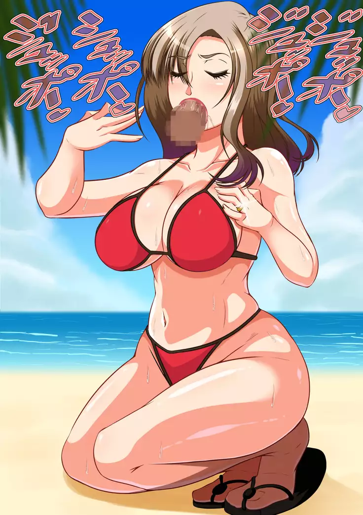 Hitozuma Mikiko-san Yarimoku Beach Taiken-dan