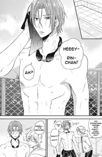 (Renai Jaws 2) [Usagi-san to Kuma (Aizawa)] Pun! Pun! (Free!) [English] [Rapinii]