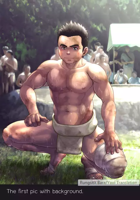 Chinpo Sumou Manga o Egakimashita.