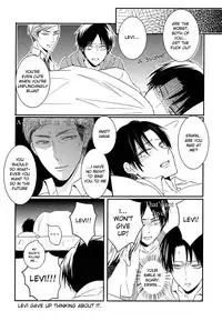 (Chousa Heidan no Renai Jijou 2 R18) [UNAP! (Maine)] Kare to Kare no Renai Jijou (Shingeki no Kyojin) [English] [MOY Moe Scanlations]