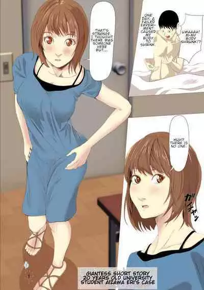 Kyodai Musume Short Short Aizawa Eri no Baai | Giantess short story: Aizawa Eri’s case