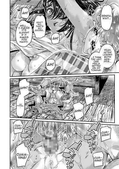 Hiyake no Bitch Shoujo wa, Doutei no Senpai o Yagai Sex ni Sasou | A Slutty Girl Who Was Tanning Seduced Her Virgin Senpai Into Outdoor Sex 2