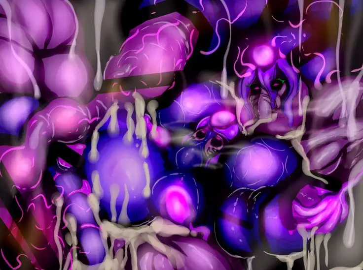 Futanari Transforming Battle Princesses Under Monstrous Modification