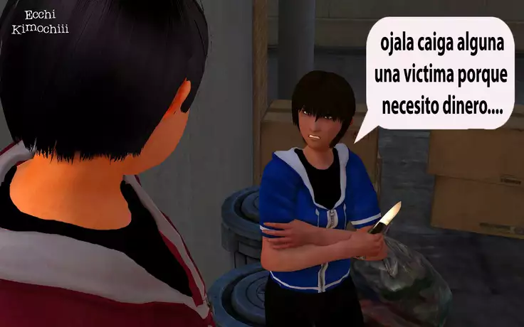 "Robo en el Callejón" parte 1/3 decensored "Ecchi Kimochiii"