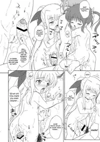 (C80) [Taikan Kyohougumi (Azusa Norihee)] Nanoha-chan to Fate-chan no Sentou Kiroku (Mahou Shoujo Lyrical Nanoha) [English] =LWB=