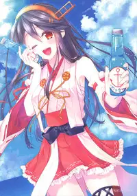 (Gunreibu Shuho & Houraigekisen Yo-i! Goudou Enshuu 5Senme) [112K (Kazuichi)] Senkan Haruna -Illustrations- (Kantai Collection -KanColle-)