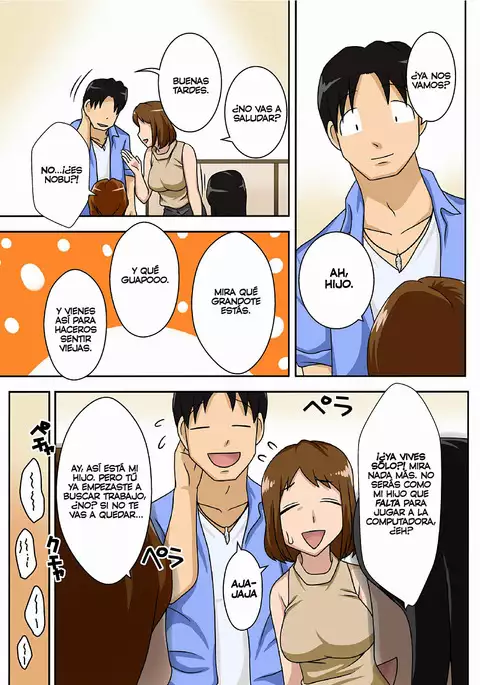 Toiu wake de Kaa-san to Kyou mo Bed no Uede, Hada o Awaseru Omo ni Hageshiku