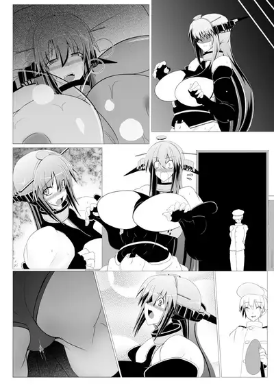 [Puchiota Rakugaki (Hati)] Nagato-sensei Fuusen Ryoujoku Manga - Denshanai & Gakuen Hen - (Kantai Collection -KanColle-) [Digital]