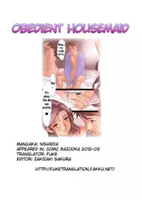 [Nishieda] Iinari Kaseifu | Obedient Housemaid (COMIC Bazooka 2012-03) [English] [FUKE]