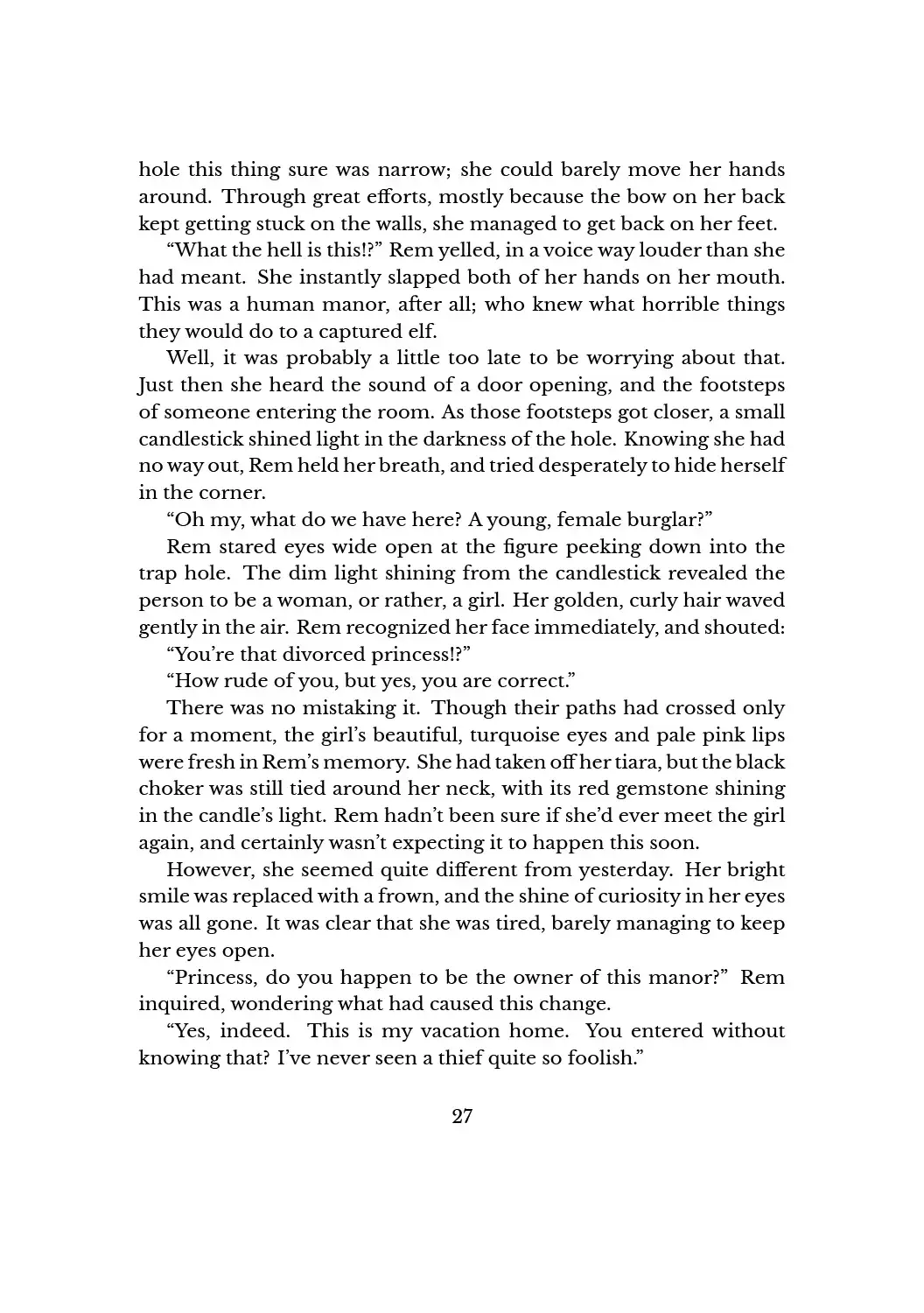 Yuri Elf to Norowareta Hime | A Lesbian Elf and a Cursed Princess Ch. 1