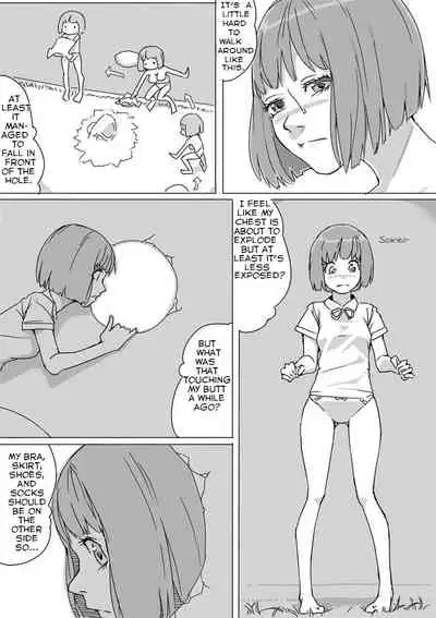 [Akimbo] Untitled Manga (Girl stuck in a hole) [English] [Touhou Tea]
