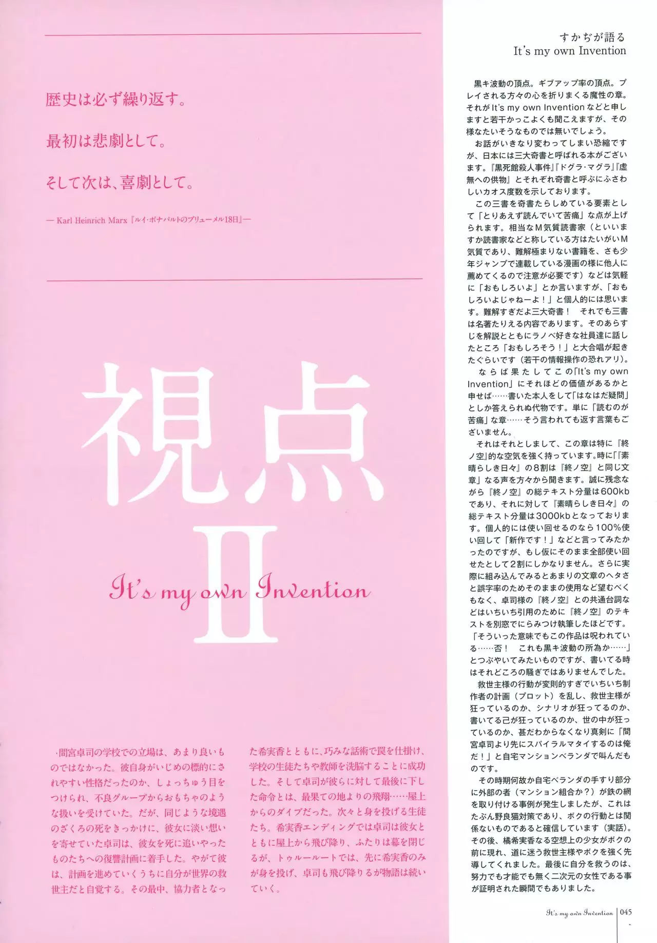 Subarashiki Hibi Official Visual Archive