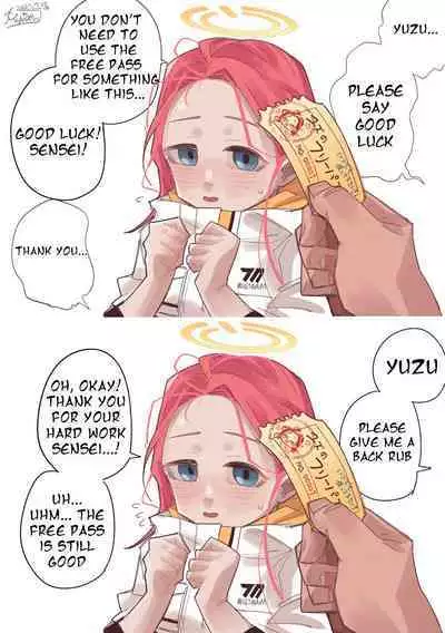 [Hightway 420] Zettai Shoumou ga Dekinai Yuzu no Free Pass NO. 00001 (Blue Archive) [English] [DMC]