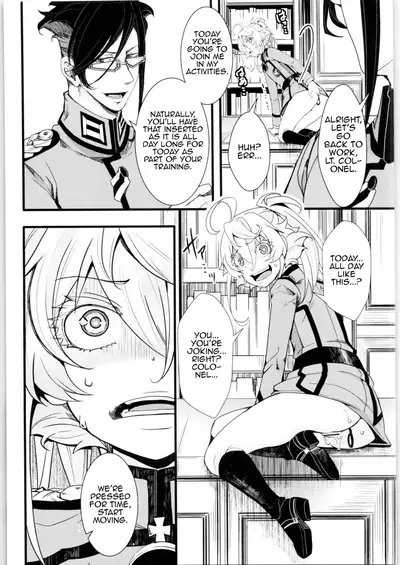 [Goshujinsama no Omochabako (hal)] Tanya-chan no Tai-Koumon Kunren (Youjo Senki) [English] [MrBubbles]