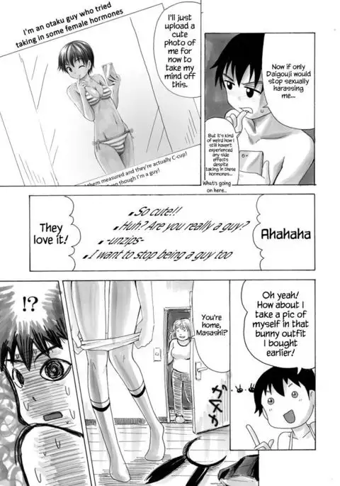 Otaku na Boku ga Josei Hormone Yattemita | I’m an Otaku Guy Who Tried Taking in Some Female Hormones