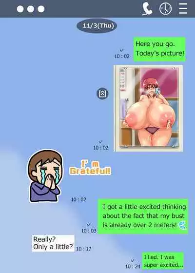 [Kakkuu Mogura] Minori no Chounyuu-ka Kiroku ~Ore no Tame ni Oppai Ookiku shite kureru Kanojo~ (English)