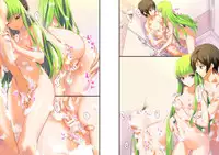 (COMIC1☆7) [Ajisaidenden (Kawakami Rokkaku, Takanashi Rei)] Awaawa de C.C. na Hon (Code Geass: Lelouch of the Rebellion) [Non text ver + Typo Fixed] [Digital]