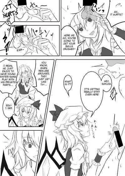 Koumakan de Daiji na Tokoro o Kerareru Hon | A book about getting kicked in important parts at the Scarlet Devil Mansion