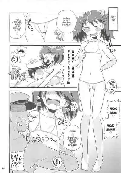 (C88) [Kasumi Eater (Noumiso)] Ryuujou-chan no Dosukebe Pakopako Ninmu | Ryuujo-chan's Pervy Fuck Duty (Kantai Collection -KanColle-) [English] [MegaFagget]