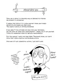 [100yenMoFA (Mirino)] Youmu de Manabu Slow Sex | Learning Slow Sex with Youmu (Touhou Project) [English] {pesu} [Digital]