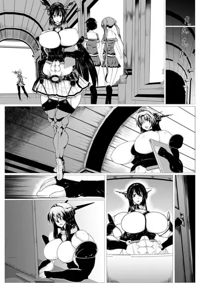 [Puchiota Rakugaki (Hati)] Nagato-sensei Fuusen Ryoujoku Manga - Denshanai & Gakuen Hen - (Kantai Collection -KanColle-) [Digital]