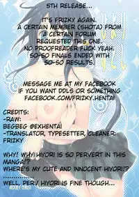 (C80) [Kurosawa pict (Kurosawa Kiyotaka)] Hiyori Otoshi (Sora no Otoshimono) (english) [Frizky]