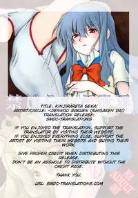 (C66) [Dennou Rakuen (Shigaken Dai)] Kinjirareta Sekai (R.O.D THE TV) [SMDC] [English]