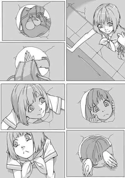 [Akimbo] Untitled Manga (Girl stuck in a hole) [English] [Touhou Tea]