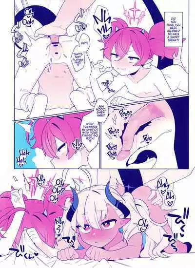 (Sensei no Archive 10) [Futsuu no Tapiokaya-san (Futatsu no Peanuts)] Osaborikaijyuu (Blue Archive) | Hooky Monsters [English] [Team Rabu2]