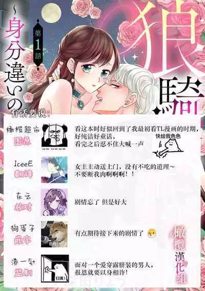 [Ochamachiko/ Morita ryō] ōkami kishi to junketsu hime ~ mibun-chigai no midarana jun'ai ~01｜狼骑士与纯洁公主～身份之差的淫荡纯爱～01[中文] [橄榄汉化组]