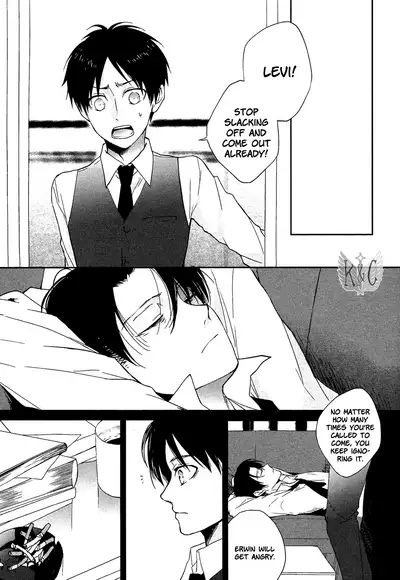 (C86) [YINGHUA (sinba)] Double Affection (Shingeki no Kyojin) [English] [Wings of K&C]