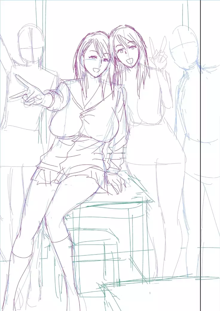 twin Milfカラーページ補完パック