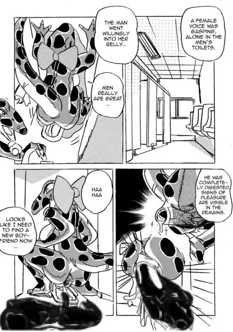 Joshi Toilet no Waniko-san ~ Hishokukei Danshi Hen | Waniko In the Toilet ~ Men's Desire To Be Eaten Version