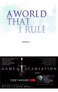 [Tankguy, ROZER] A World That I Rule Ch.01-14 [English] (Game of Scanlation) (Ongoing)