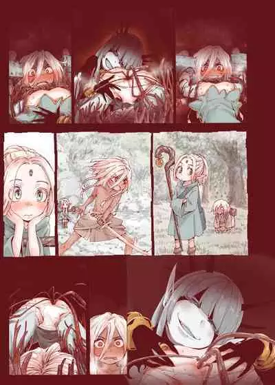 Daraku no Majo ~Shounen Yuusha to Tsurupeta Elf wa Ika ni Shite Majo ni Yabureta ka