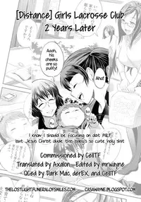 [DISTANCE] Joshi Lacu! - Girls Lacrosse Club ~2 Years Later~ Ch. 0-1 [English] =TLL + CW=