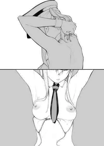 Graf Zeppelin Hair Nude Shashinshuufuu Rakugaki Omakebon