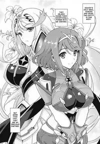 (COMIC1☆13) [Uguisuya (Uguisu Kagura)] Sono Seihai wa Koyoi mo Atsuku Nure Sobotsu | Tonight That Chalice Is Going To Get Wet And Warm (Xenoblade Chronicles 2) [English] {Doujins.com}