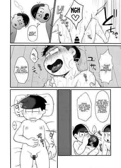 (Kahou wa Nete Matsu 20) [Nimanima Honpo (Tokiwa)] Ore no Shita ga Kyou mo Okashii!! ~24-Jikan Baku Iki 3P Secross~ | My Tongue Has Been Weird Lately ~24 hours of explosive threesome sex!!~ (Osomatsu-san) [English]